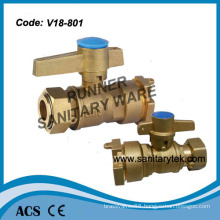 Brass Ball Valve for Water Meter (V18-801)